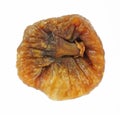 Single Dried Fig Royalty Free Stock Photo