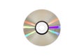 Single DVD(CD) disc. Royalty Free Stock Photo