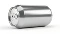 Empty aluminum beverage can Royalty Free Stock Photo