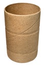 Single empty toilet paper roll