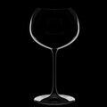 Single empty wine glass Royalty Free Stock Photo