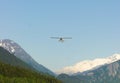 A single-engine plane used for tours in alaska