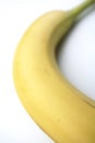 A Single fairtrade bannana Royalty Free Stock Photo