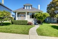 Single-family American craftsman house exterior.