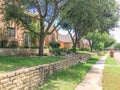 Elevated single-family home in Irving, Texas, USA