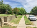 Elevated single-family home in Irving, Texas, USA