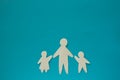 Single father concept image Royalty Free Stock Photo