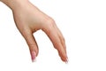 Single female hand