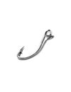 Single fish hook isolated on white background Royalty Free Stock Photo