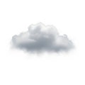 A single fluffy white cumulus cloud isolated on a white background image photo Royalty Free Stock Photo