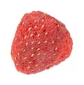 Single freeze dried strawberry Royalty Free Stock Photo