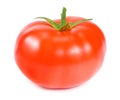single fresh tomato isolated on white background Royalty Free Stock Photo