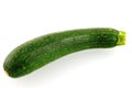 Single fresh zucchini