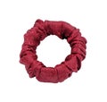 Single Gathered Fabric Napkin Ring Royalty Free Stock Photo