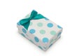 Single gift box on white background.