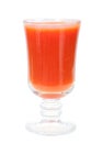 Single glass with red tomato juice Royalty Free Stock Photo