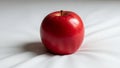 Shadows around the apple indicate a soft light source enhancing its three Royalty Free Stock Photo