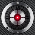 Iconic Red Eye of a Sentient AI Computer Royalty Free Stock Photo