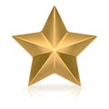 Single Golden Star Symbol