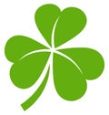 Single Graphic Shamrock Three Leaves Green