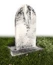 Single grave stone Royalty Free Stock Photo