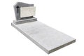 Single grave stone cut out Royalty Free Stock Photo