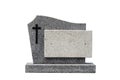 Single grave stone cut out Royalty Free Stock Photo