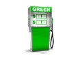 Single Green Gas Pump