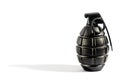 Single grenade with copy space Royalty Free Stock Photo