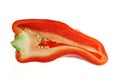 Single Half Cut Red Pepper