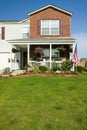 Single house in new housing development near Charlotte, North Carolina Royalty Free Stock Photo