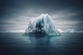 The single iceberg in polar regions