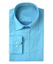 Image of a man`s folded formal shirt Royalty Free Stock Photo