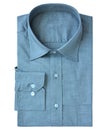 Image of a man`s folded formal shirt Royalty Free Stock Photo