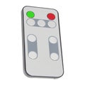 Single infrared remote control for media center Royalty Free Stock Photo