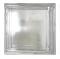 single isolated clear glass block wall panel Royalty Free Stock Photo