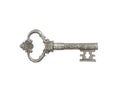 Single isolated key over white background Royalty Free Stock Photo