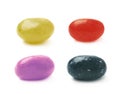 Single jelly bean candy isolated Royalty Free Stock Photo