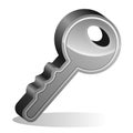 Single key Royalty Free Stock Photo