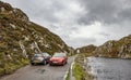 Single lane road, Scotland, UK