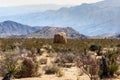 Large Boulder in the middle of the Desert