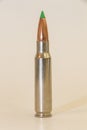 Single Large Caliber Rifle Bullet Royalty Free Stock Photo