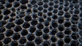 Single Layer of Carbon Atoms in Hexagonal Lattice Royalty Free Stock Photo