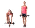 Single Leg Deadlift Royalty Free Stock Photo