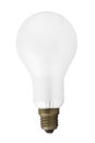 Single light bulb isolated