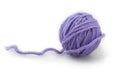 Single lilac ball of yarn