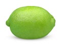 Single lime fruit