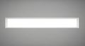 Bright Rectangular LED Panel Light with White Illumination on a Gray Background led light Royalty Free Stock Photo