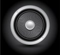 Single loudspeaker, acoustic woofer Royalty Free Stock Photo