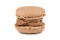 Single macaron cookie Royalty Free Stock Photo